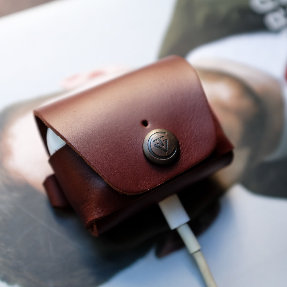 Airpods Pro Kılıfı Kızıl Kahve