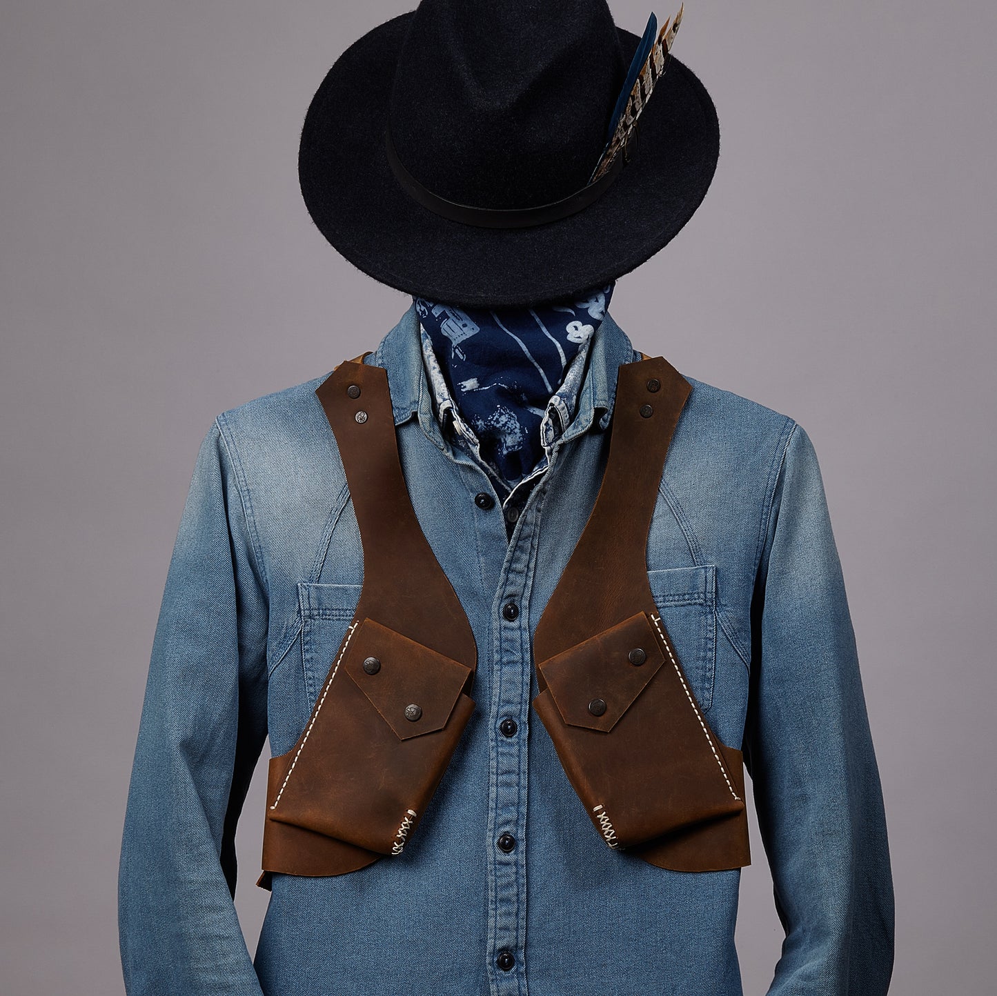 Klasik Holster Antik Kahve