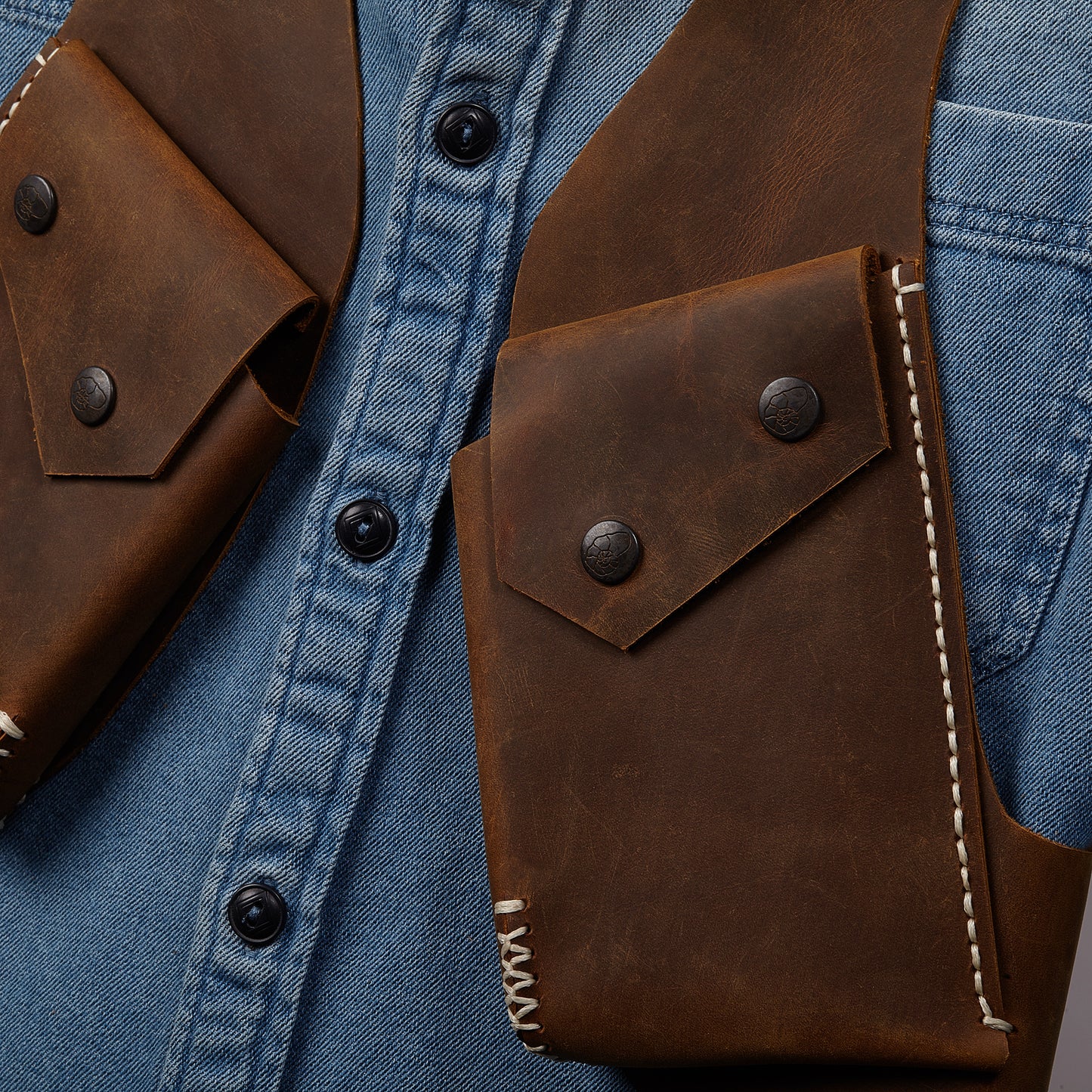Klasik Holster Antik Kahve