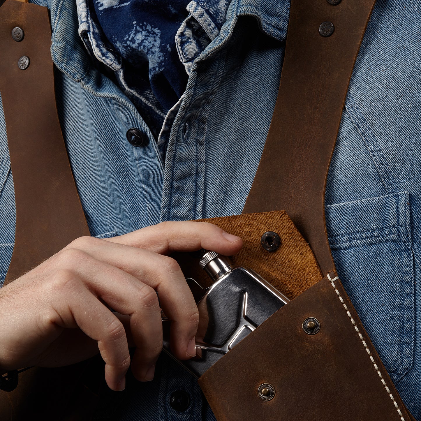 Klasik Holster Antik Kahve