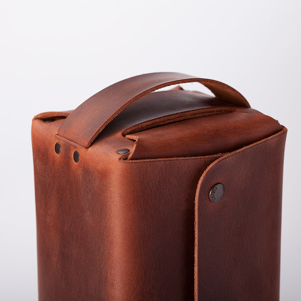Dopp Kit Seyahat Çantası Antik Konyak