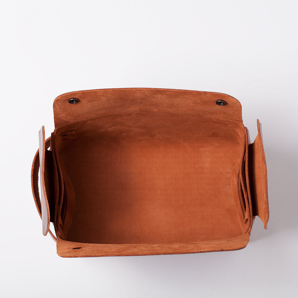 Dopp Kit Seyahat Çantası Antik Konyak