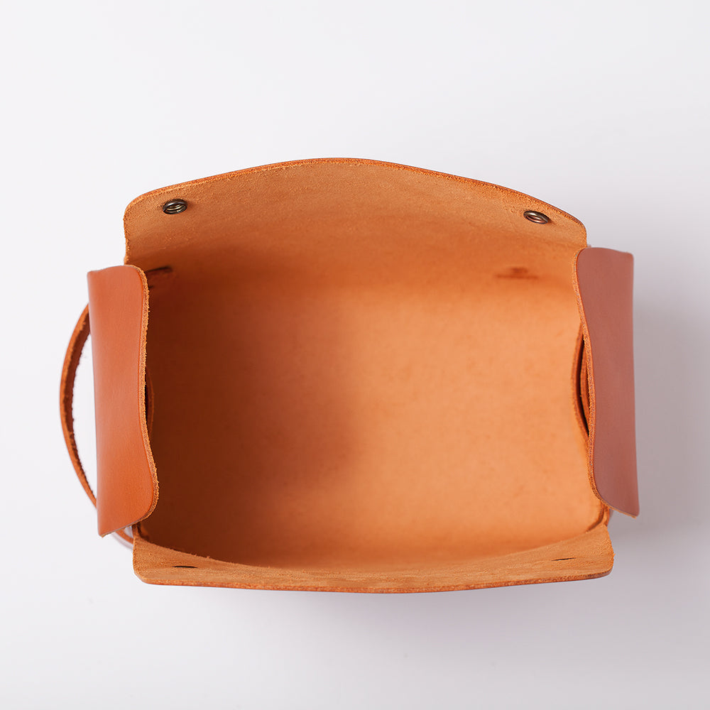 Dopp Kit Seyahat Çantası Konyak