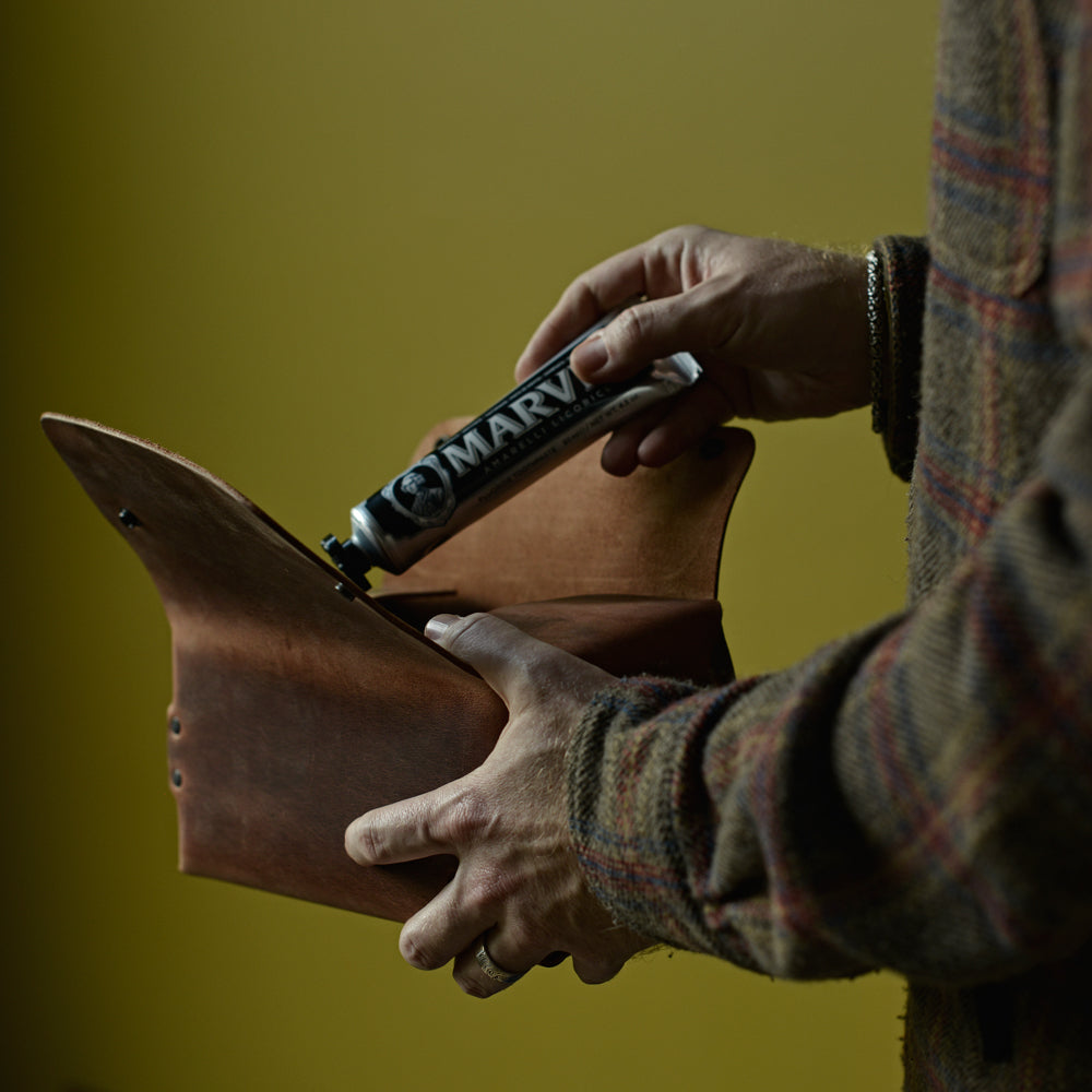 Dopp Kit Seyahat Çantası Antik Konyak