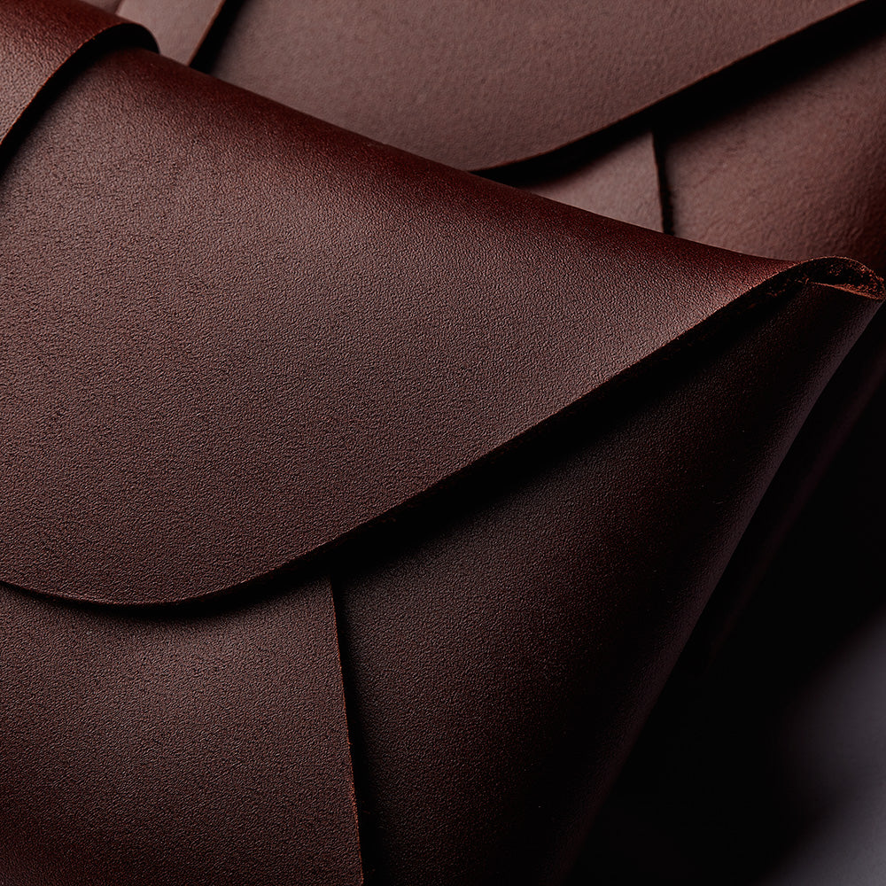 Gözlü Keyz Zarf Kılıf Kızıl Kahve