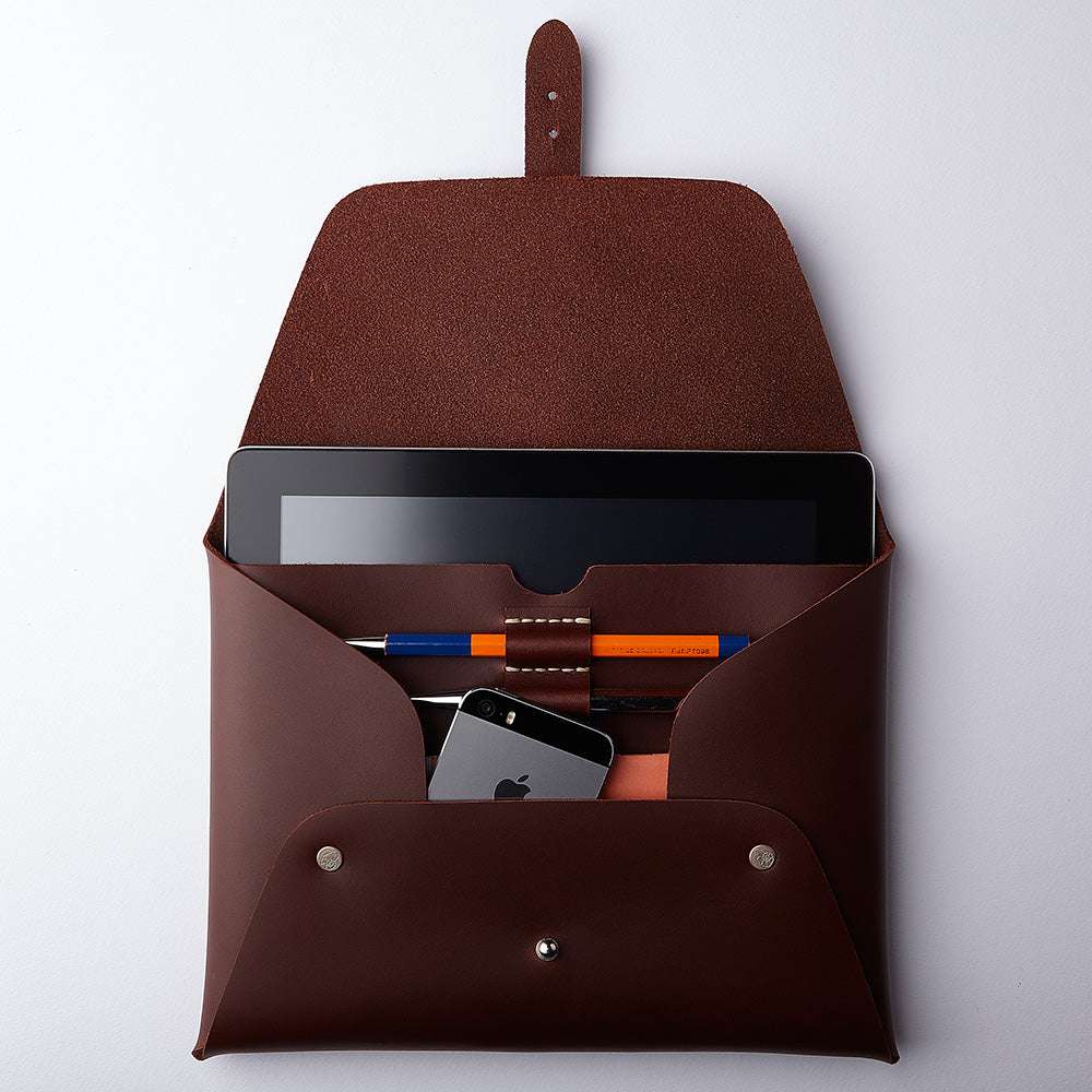 Tablet Clutch Kızıl Kahve