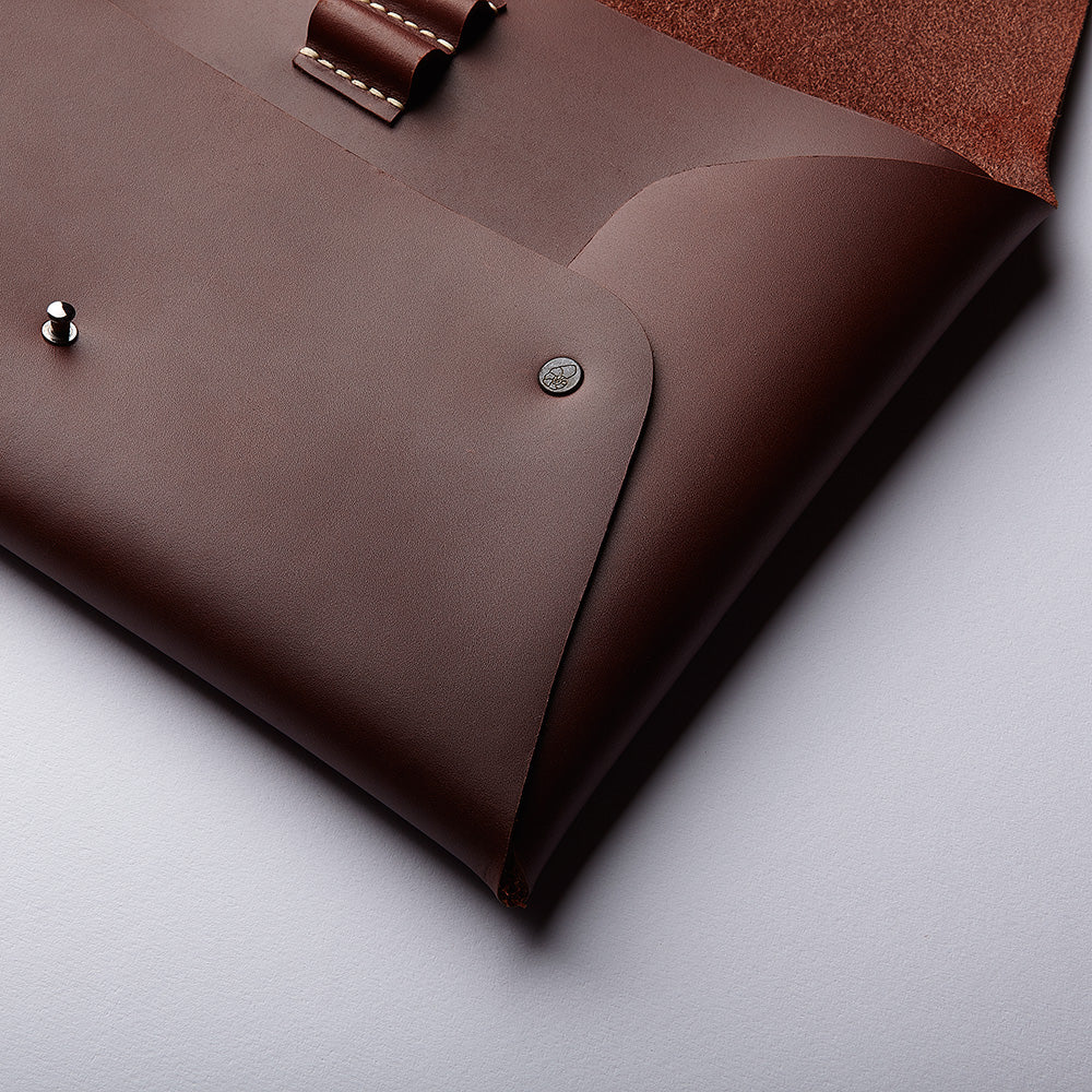 Laptop Clutch Kızıl Kahve