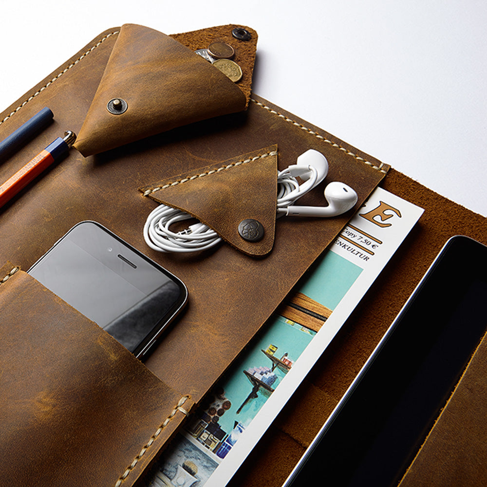 Tablet Organizer Antik Kahve