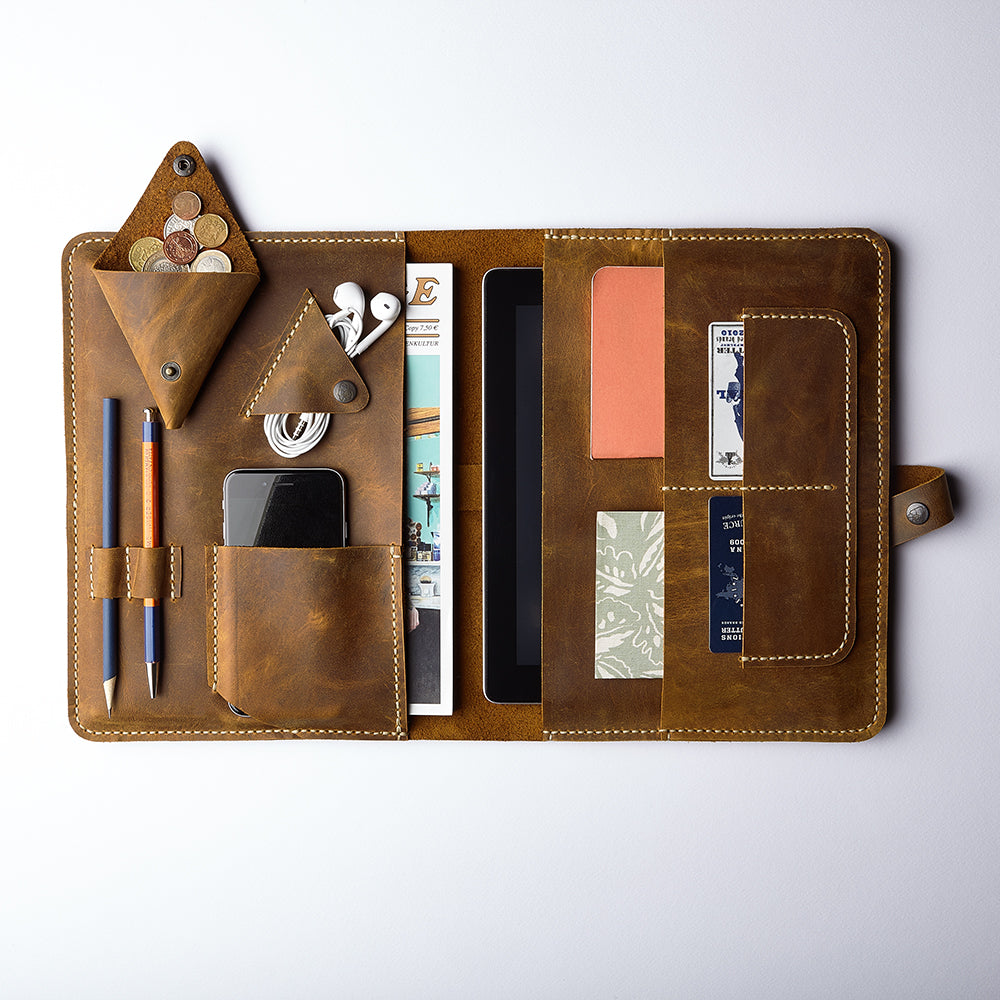 Tablet Organizer Antik Kahve