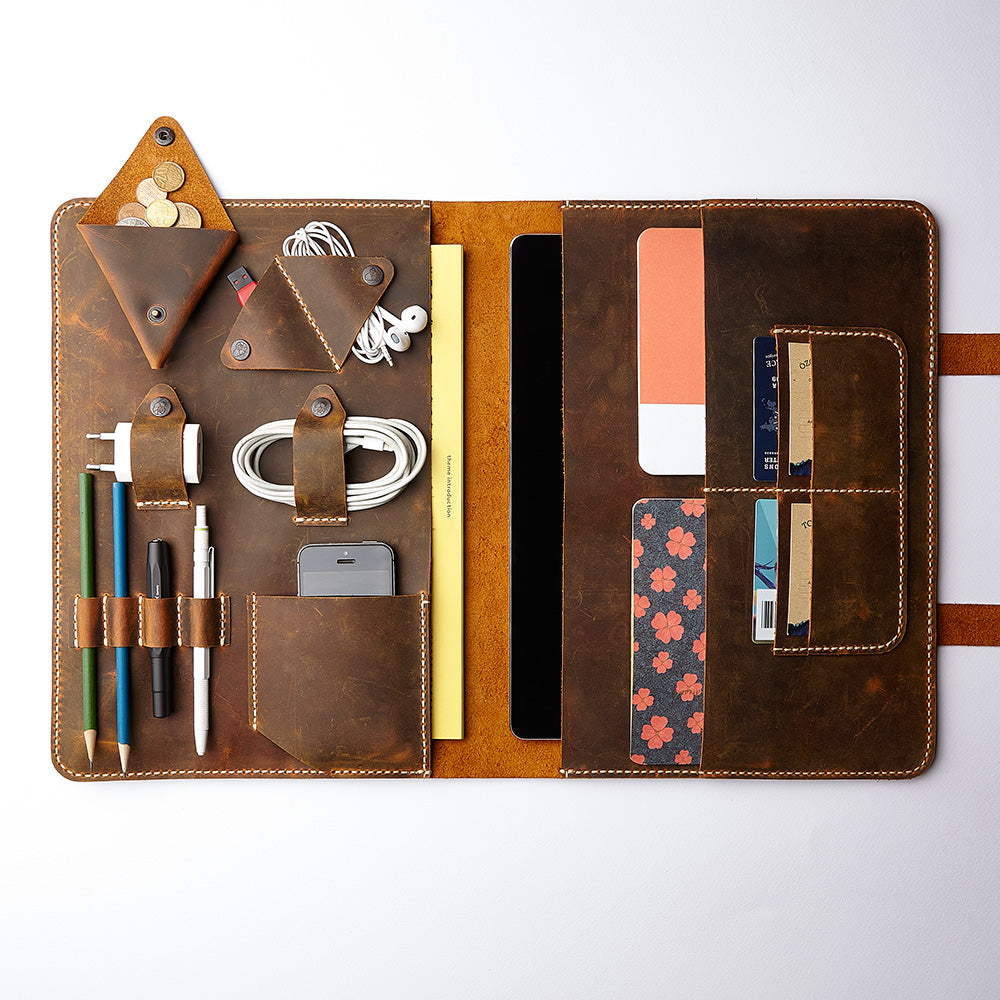Laptop Organizer Antik Kahve