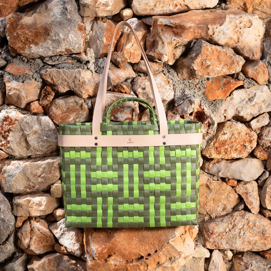 Andriake Basket Bag / Olive