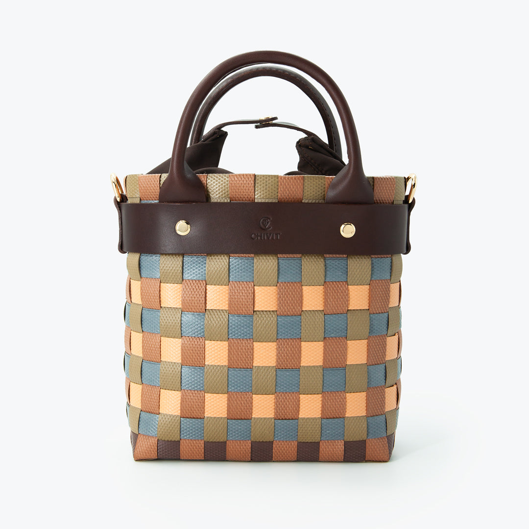 Aperlai Sepet Çanta Moka Haki