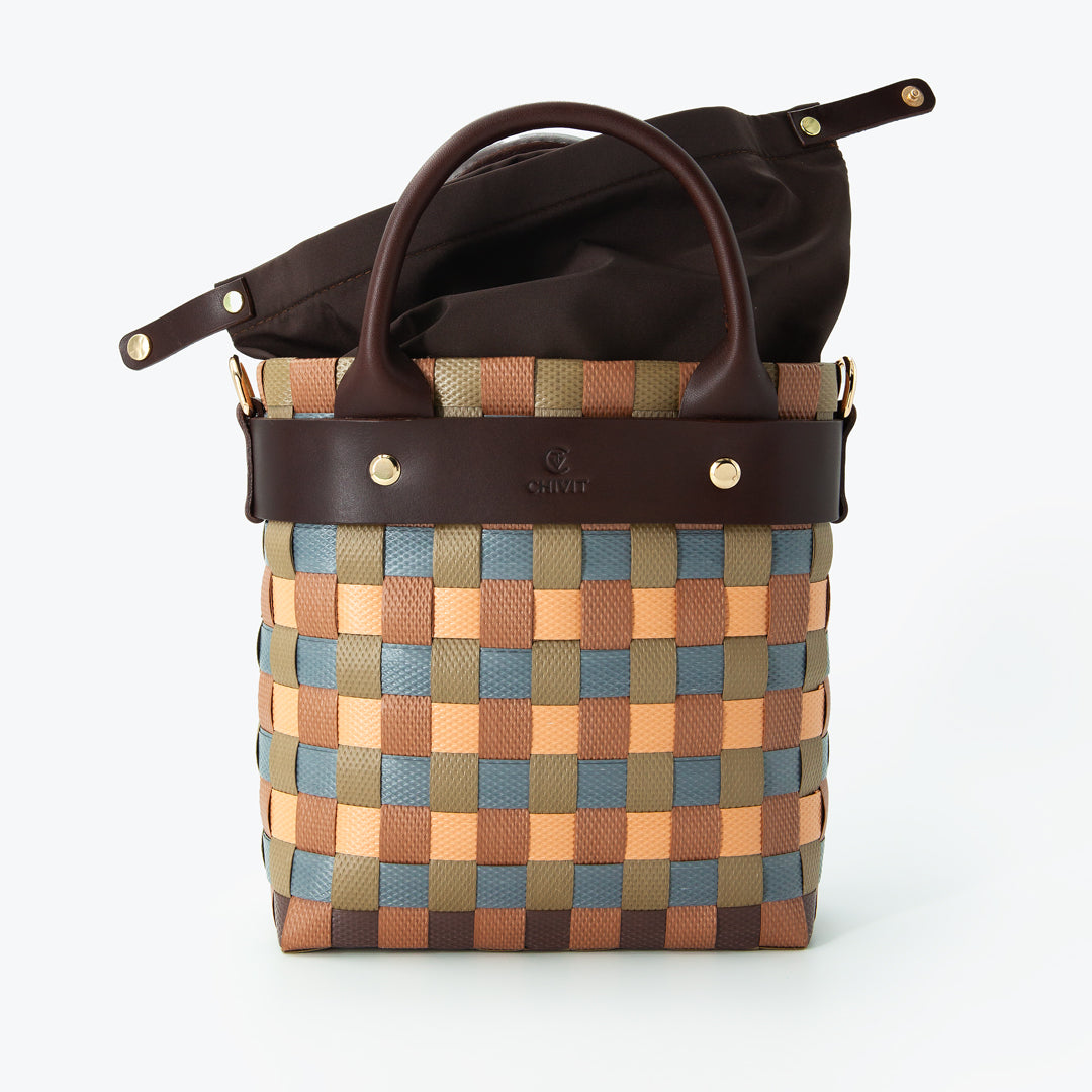 Aperlai Sepet Çanta Moka Haki