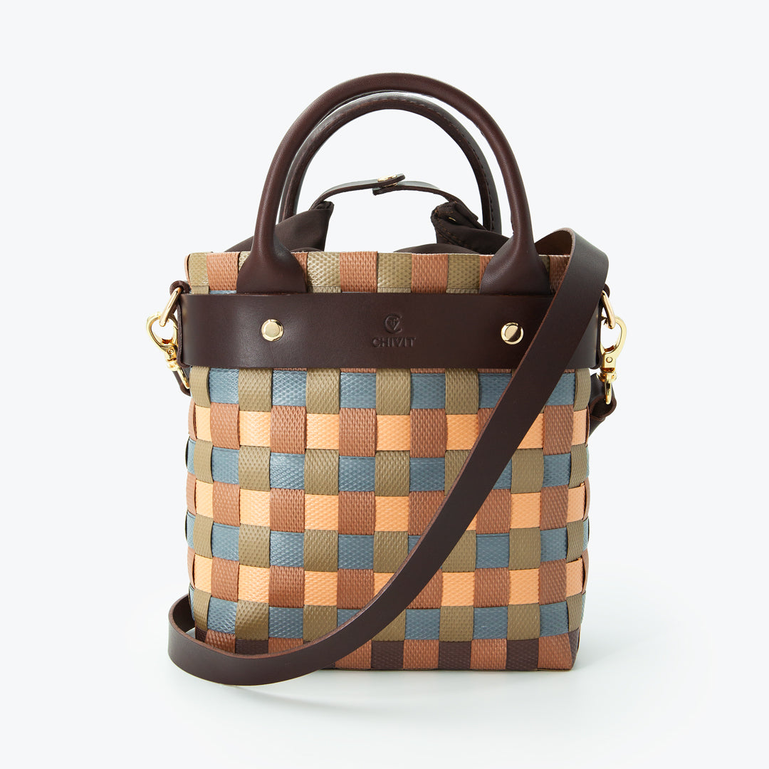 Aperlai Sepet Çanta Moka Haki