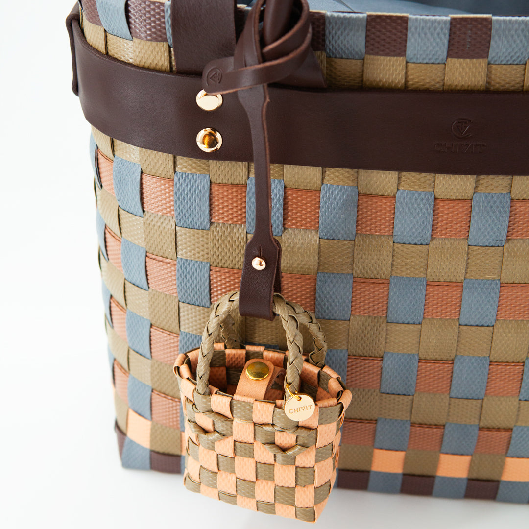 Lymra Sepet Çanta Kahve Gri