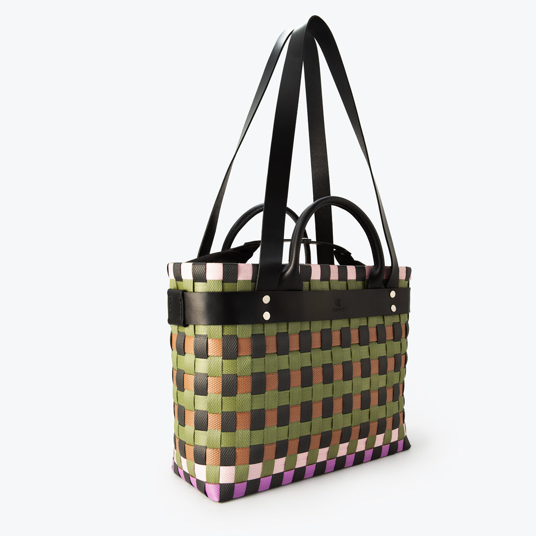 Lymra Sepet Çanta Siyah Mor