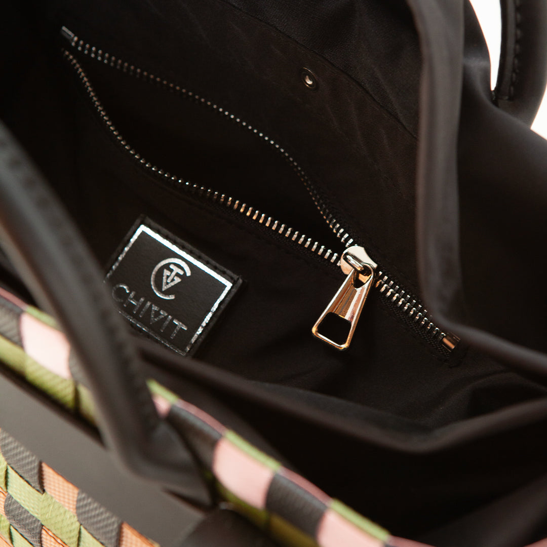 Lymra Sepet Çanta Siyah Mor