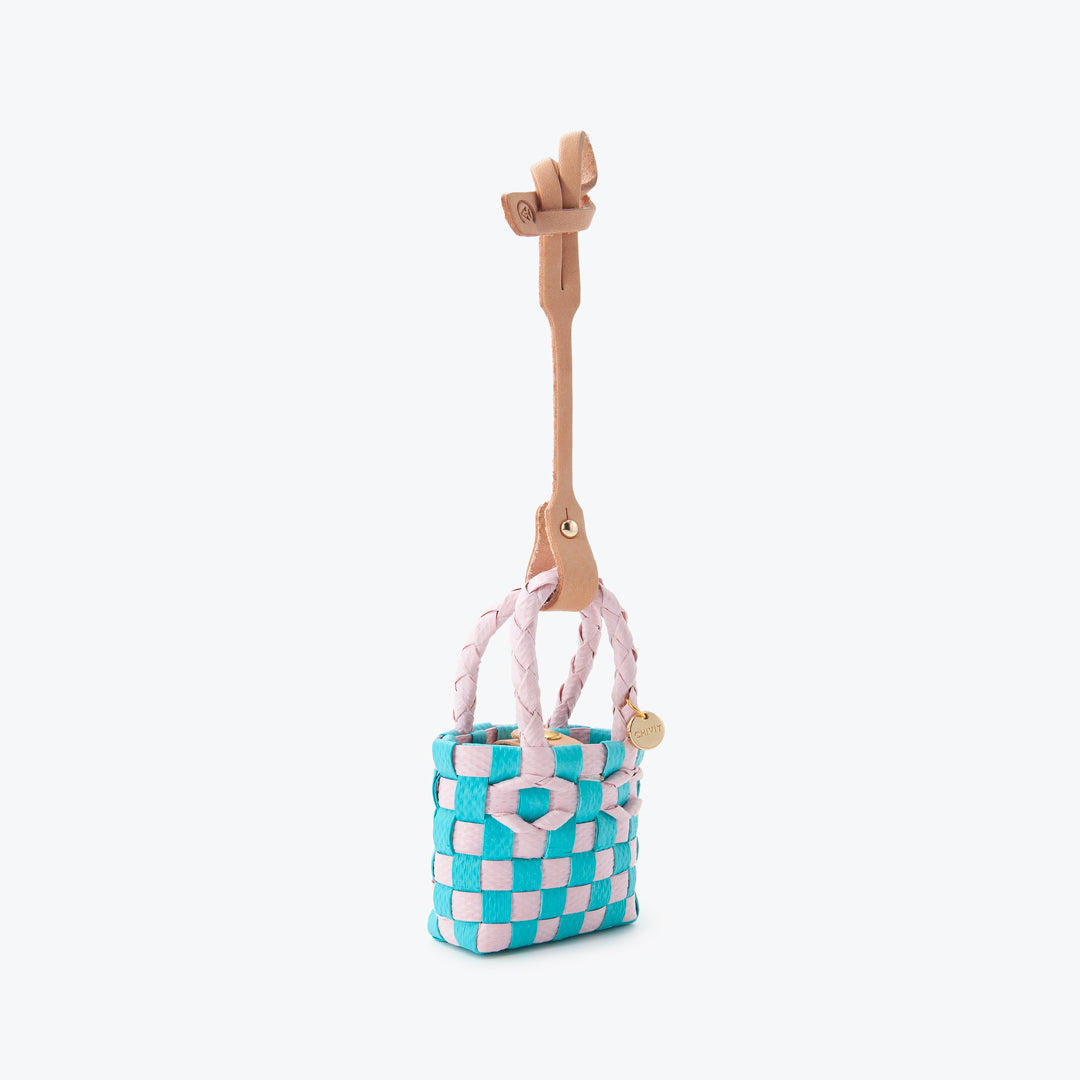 Micro Sepet Charm Çanta Süsü Turkuaz