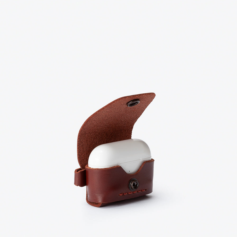 Airpods Pro Kılıfı Kızıl Kahve
