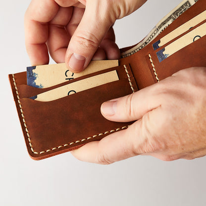 Bifold Cüzdan Antik Kahve
