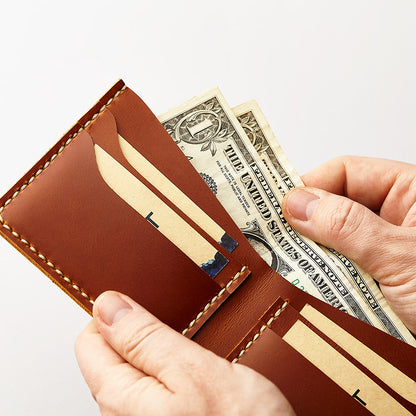 Bifold Cüzdan Konyak