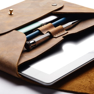 Tablet Clutch Antik Kahve