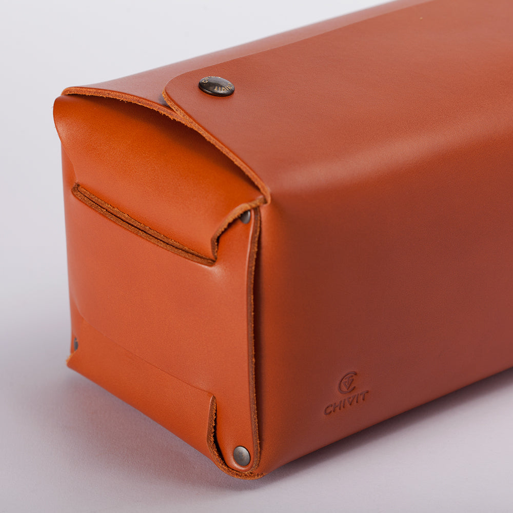 Dopp Kit Seyahat Çantası Konyak