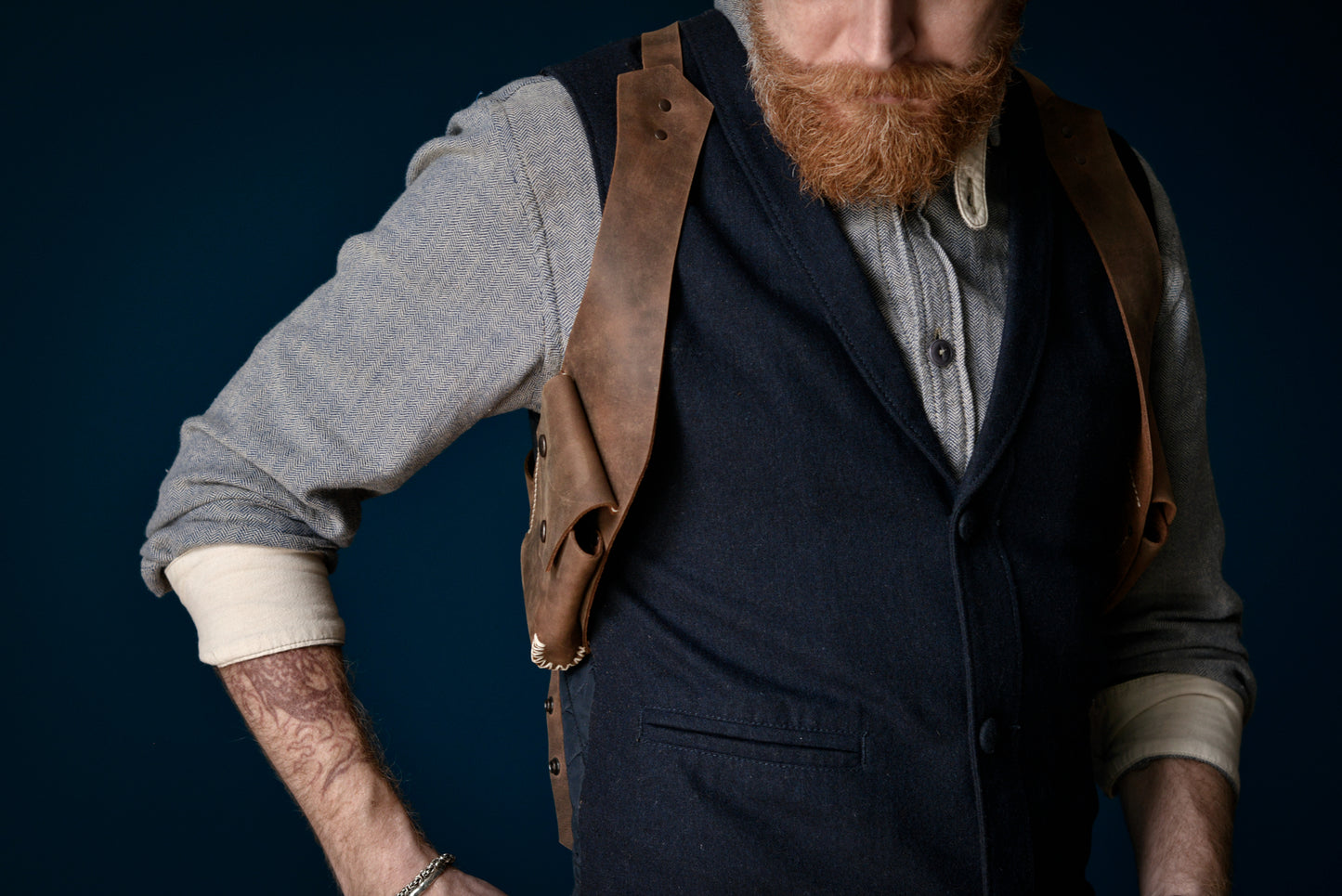 Klasik Holster Antik Kahve