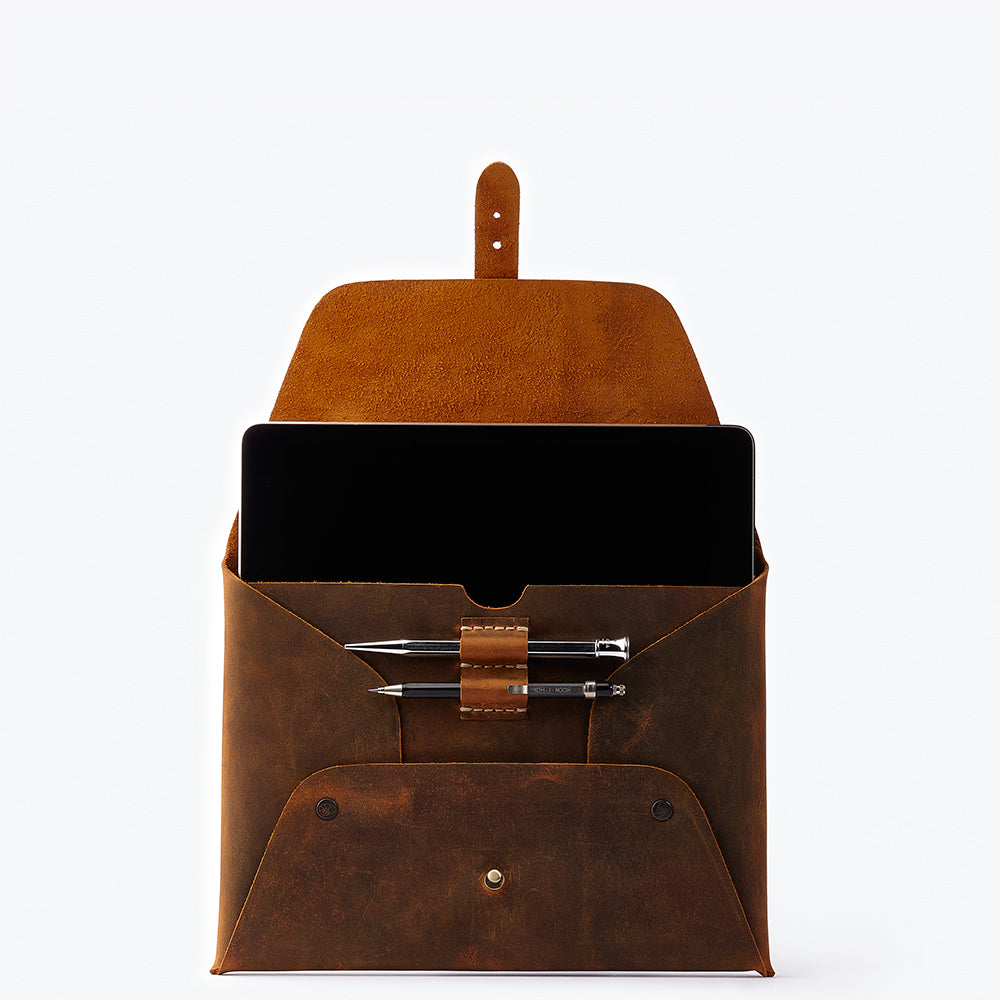 Tablet Clutch Antik Kahve