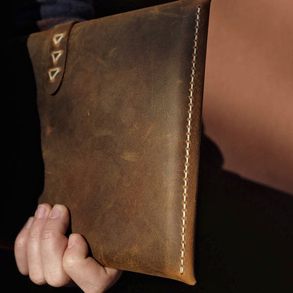 Tablet Clutch Antik Kahve