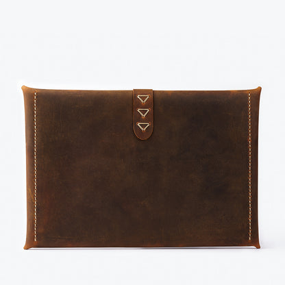 Laptop Clutch Antik Kahve